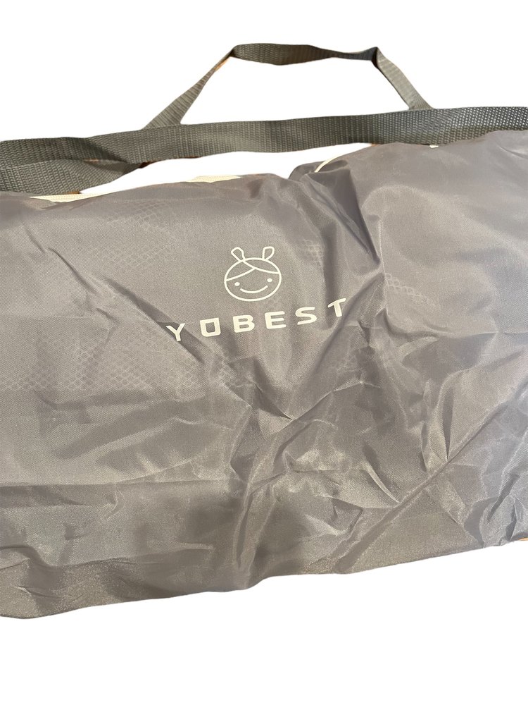 Yobest Oxford Grey Baby Playpen 6'x5'x2' Open Box